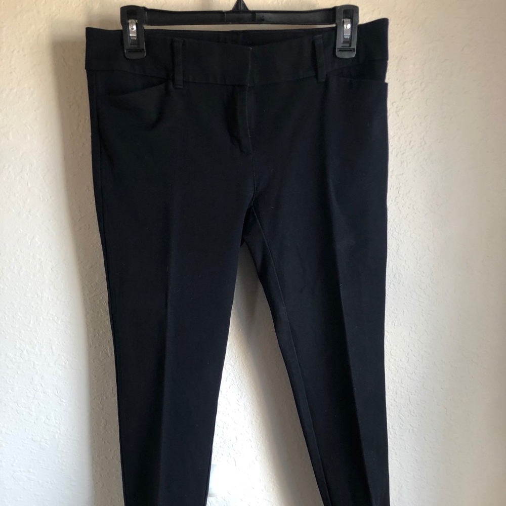 New York and Company- Stretch black dress capris